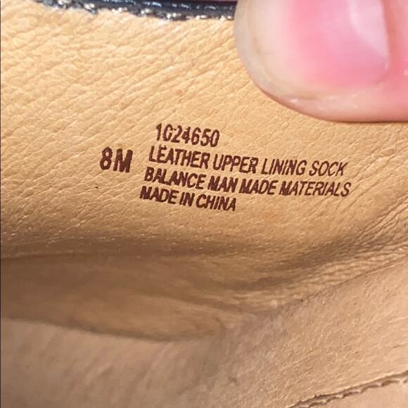 Sofft Pleated Leather Suede Slip On Heels 8M - Picture 9 of 9